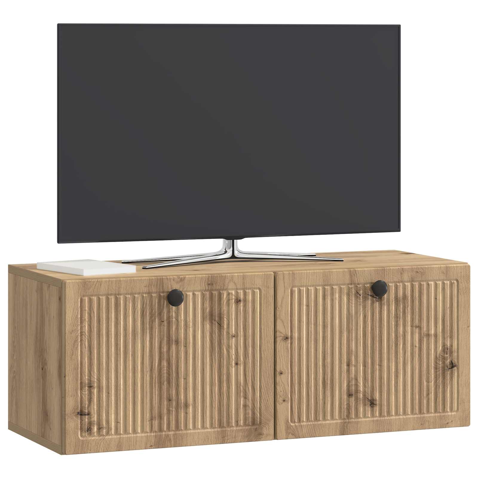 Sieninė TV spintelė Artisano ąžuolo 78,5 x 31 x 30 cm
