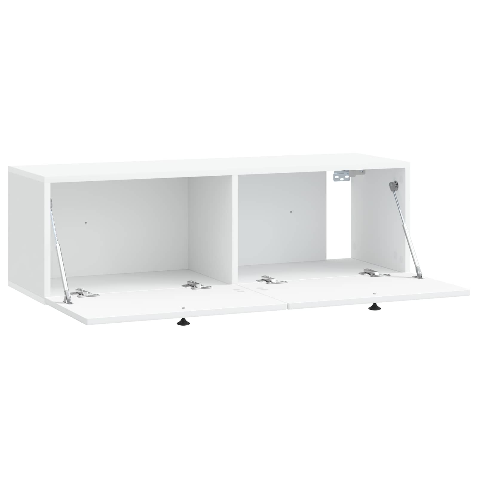Sieninė TV spintelė Balta 98 x 31 x 30 cm Apdirbta mediena