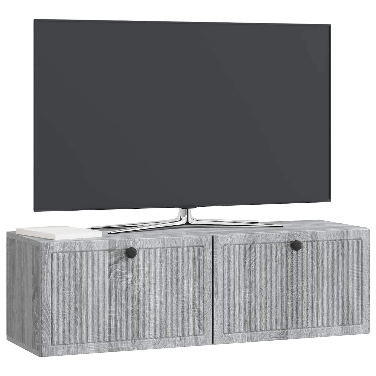 Sienas TV skapītis, pelēks ozols sonoma, 98 x 31 x 30 cm