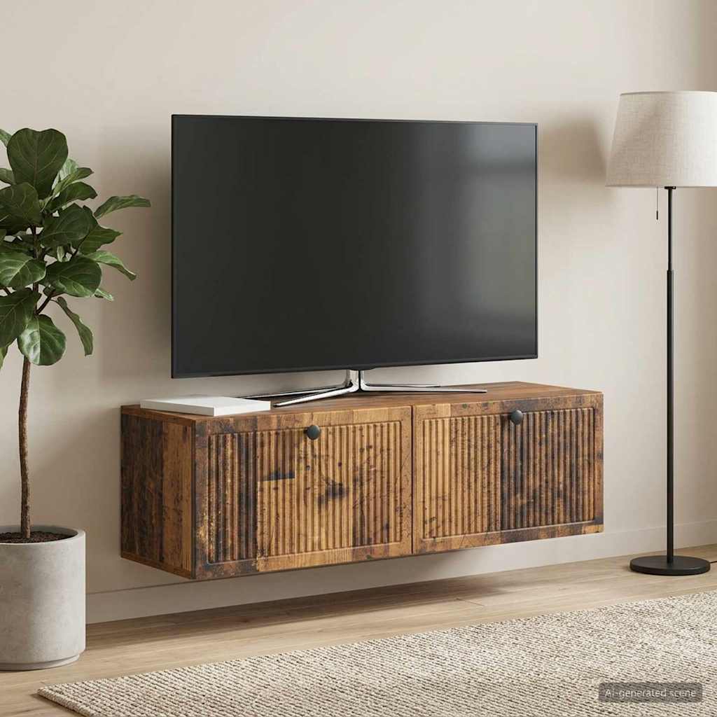 Sieninė TV spintelė Sendintos medienos 98 x 31 x 30 cm
