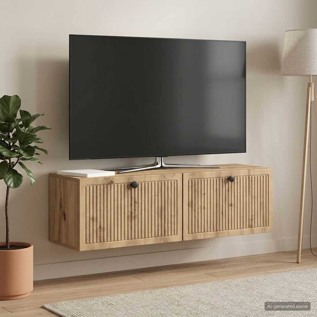 Sieninė TV spintelė Artisano ąžuolo 98 x 31 x 30 cm