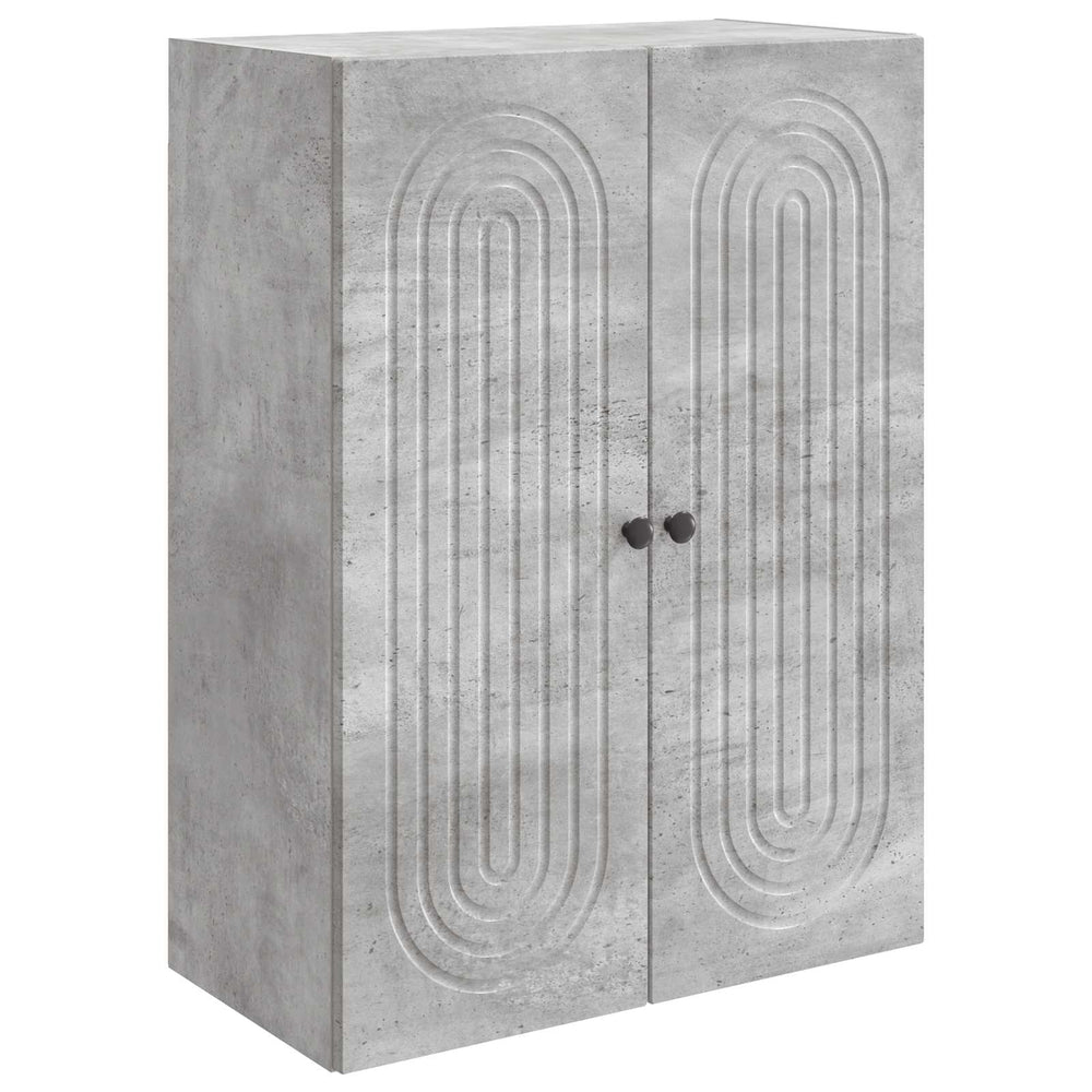 Prie sienos montuojama spinta Betono pilka 66 x 34,5 x 90 cm