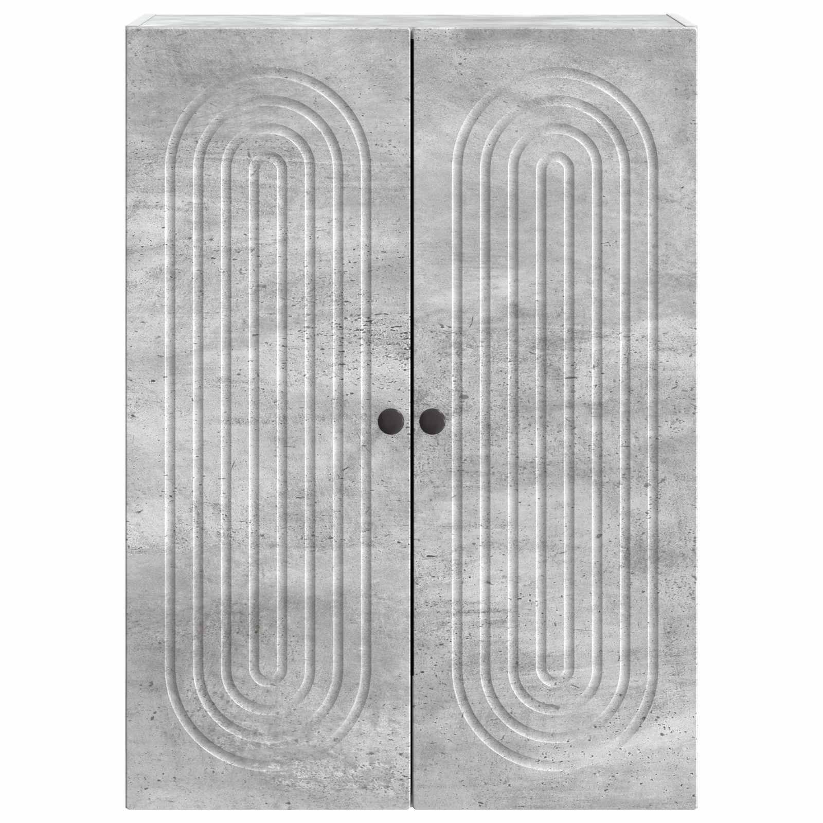 Prie sienos montuojama spinta Betono pilka 66 x 34,5 x 90 cm