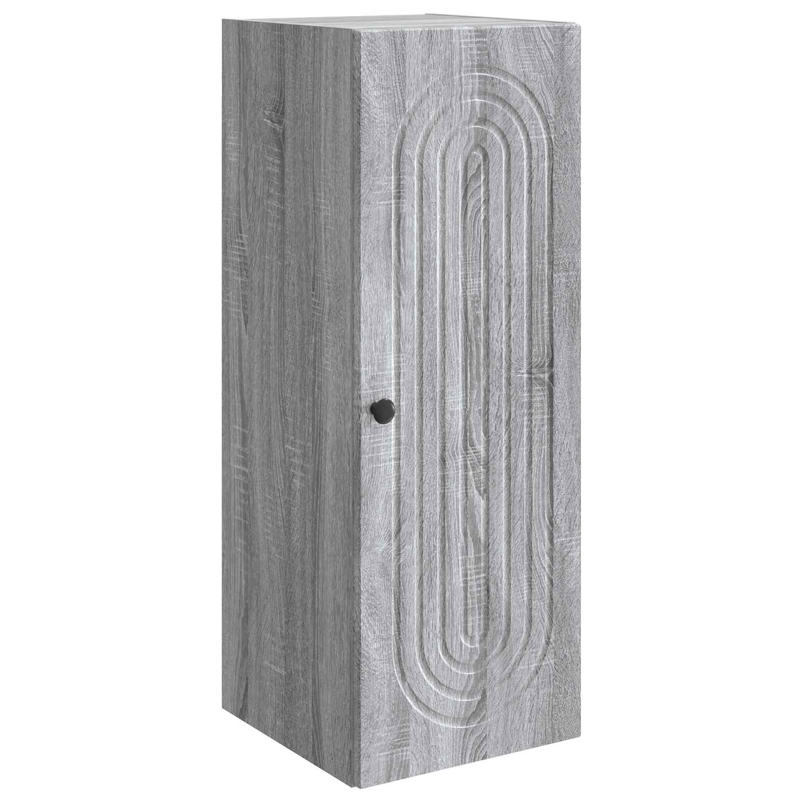 Prie sienos montuojama spinta Pilka Sonoma 33 x 34,5 x 90 cm