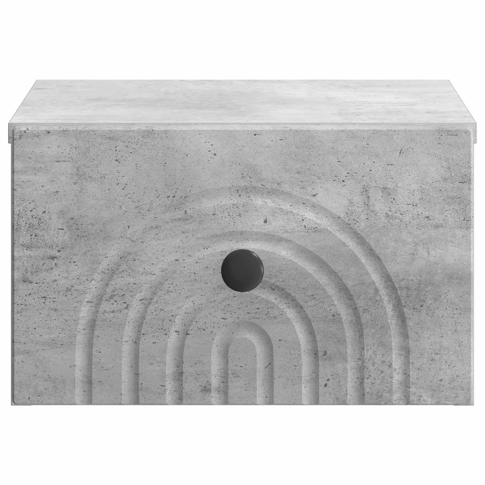 Sieninis naktinis staliukas Betono pilka 33 x 34,5 x 20 cm