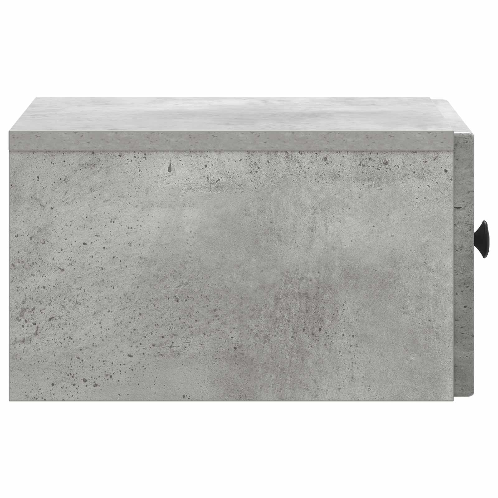 Sieninis naktinis staliukas Betono pilka 33 x 34,5 x 20 cm