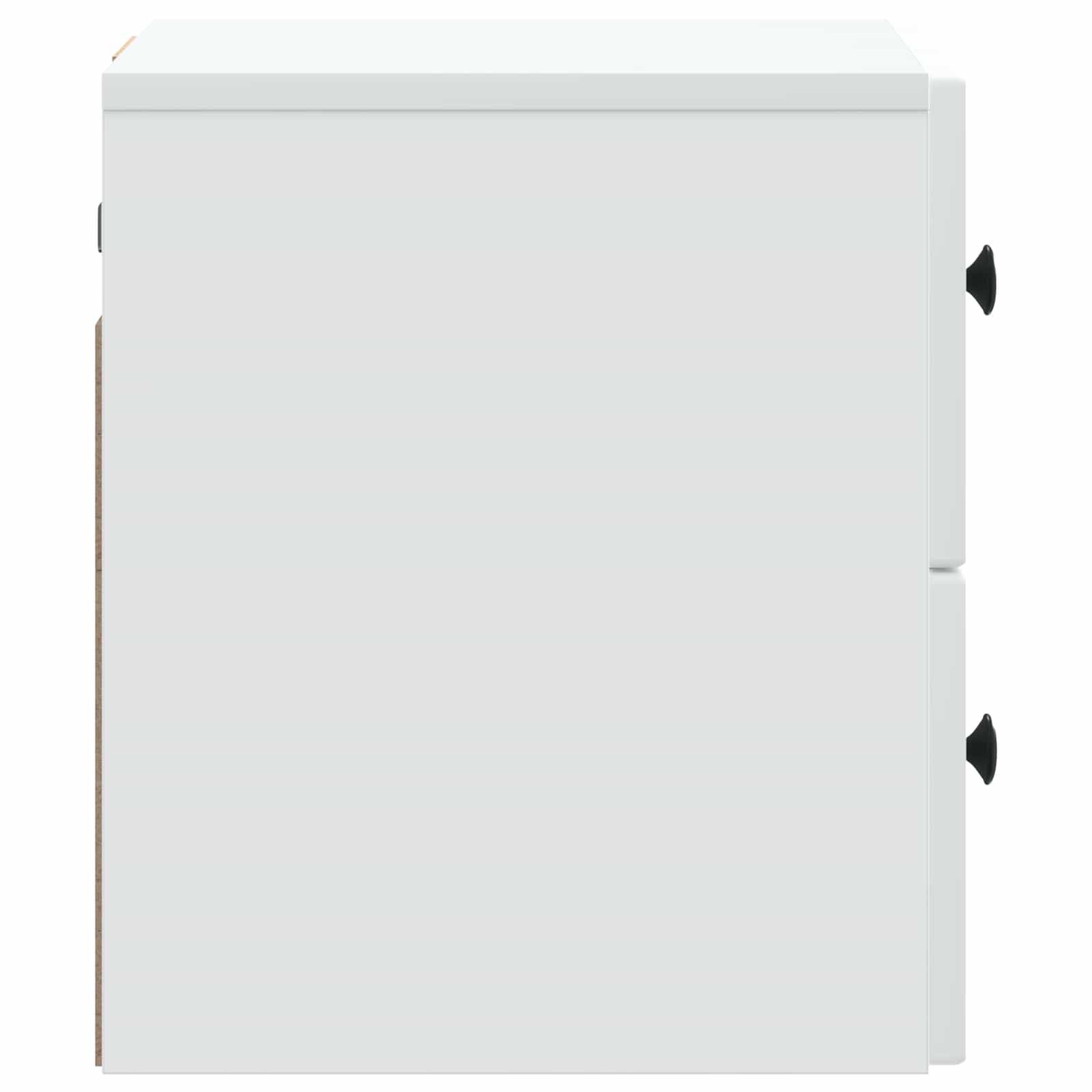 Sieninis naktinis staliukas 2 pcs Balta 33 x 34,5 x 40 cm