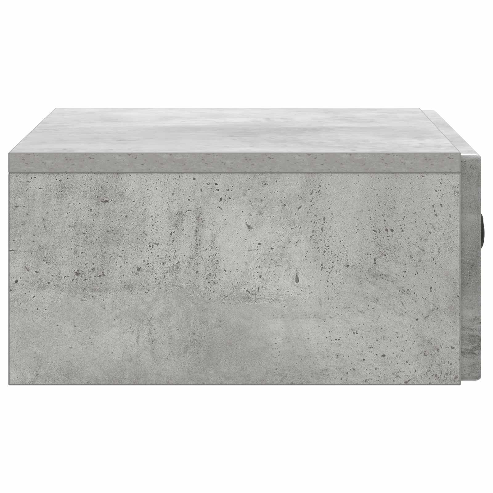 Sieninis šoninis staliukas Betono pilka 59 x 34,5 x 17 cm