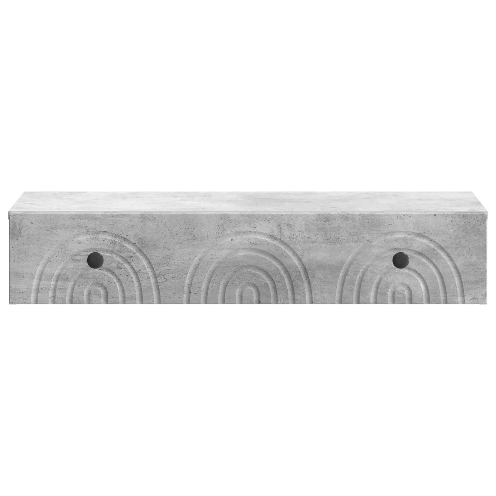 Sieninis šoninis staliukas Betono pilka 87,5 x 34,5 x 17 cm