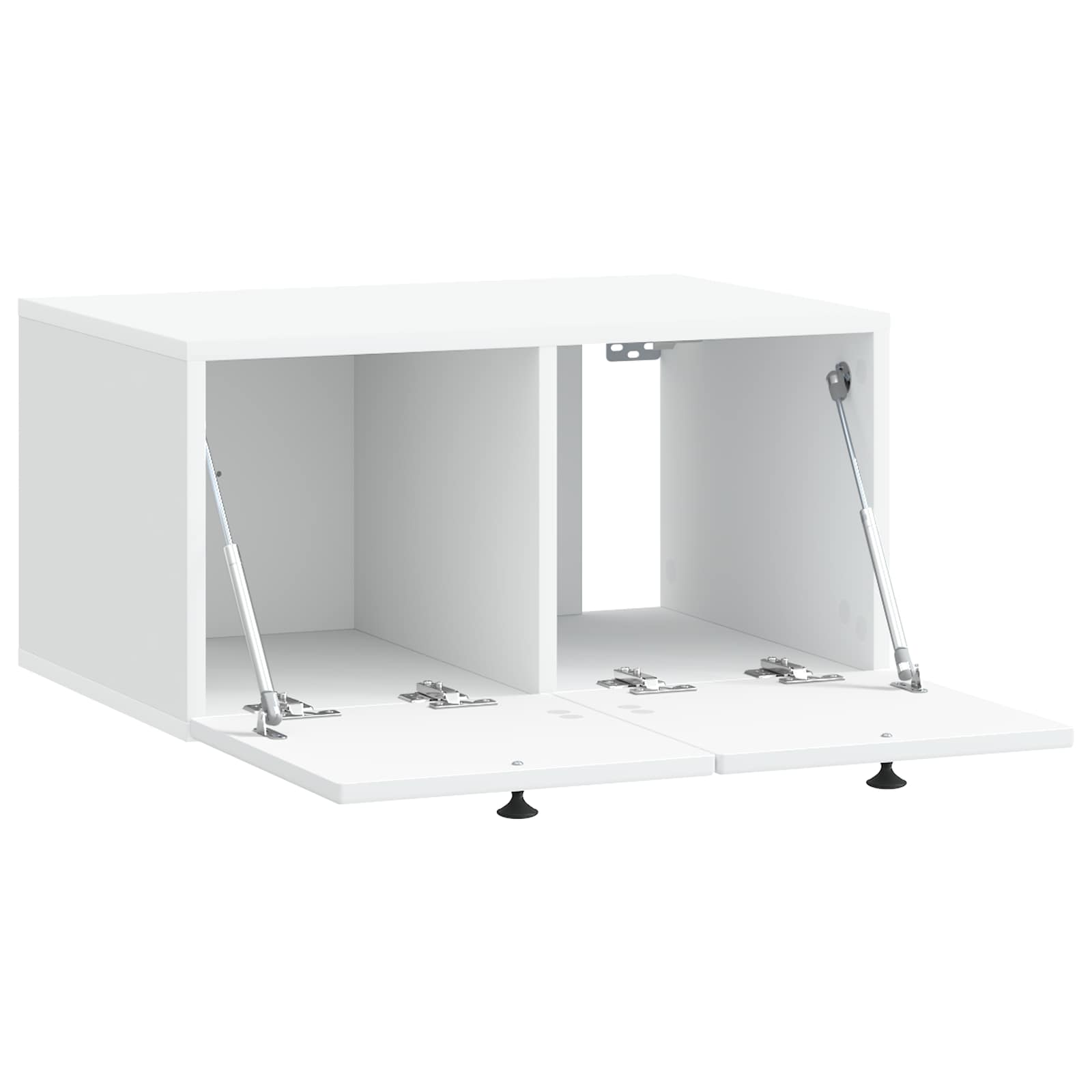 Sieninė TV spintelė Balta 59,5 x 41 x 30 cm Apdirbta mediena