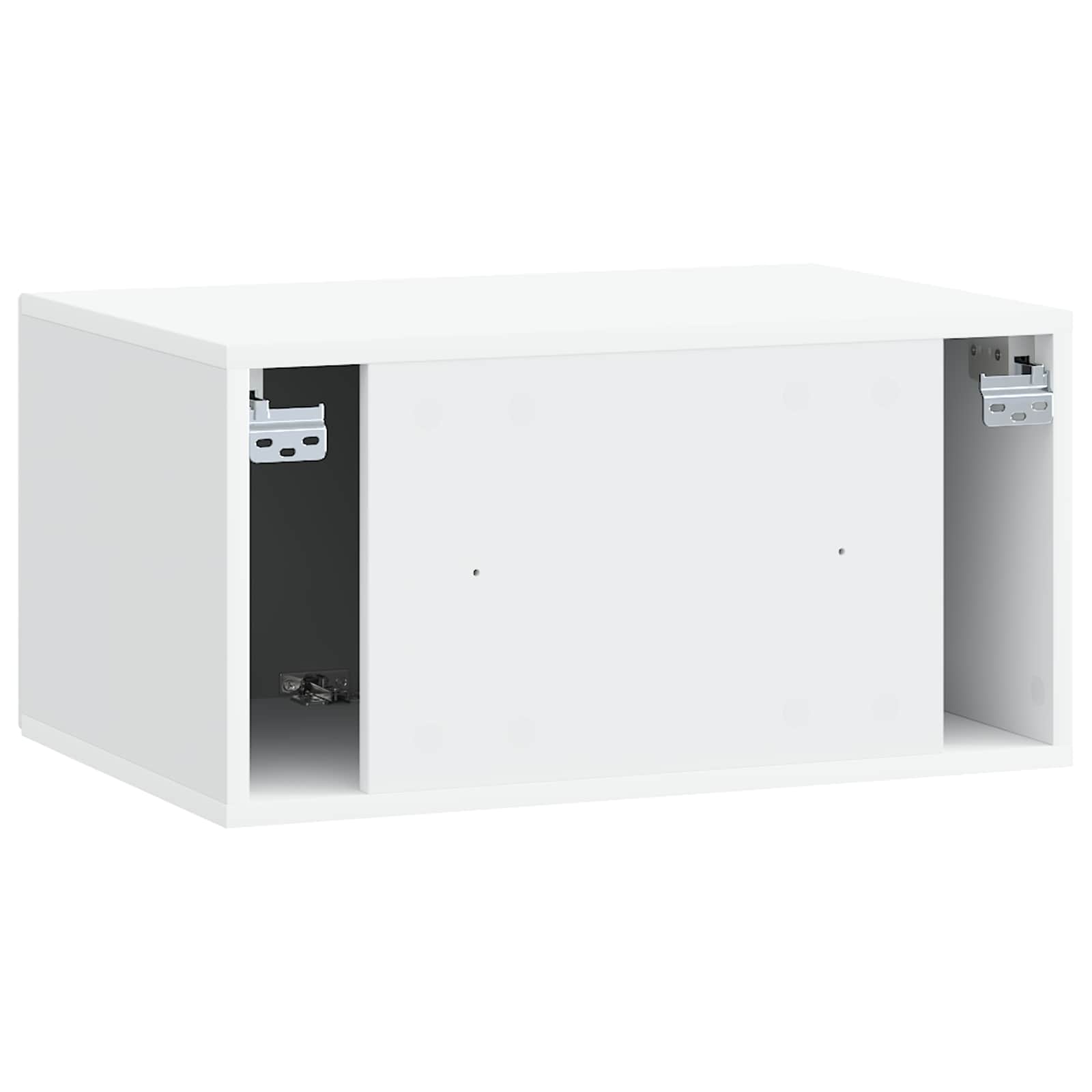 Sieninė TV spintelė Balta 59,5 x 41 x 30 cm Apdirbta mediena