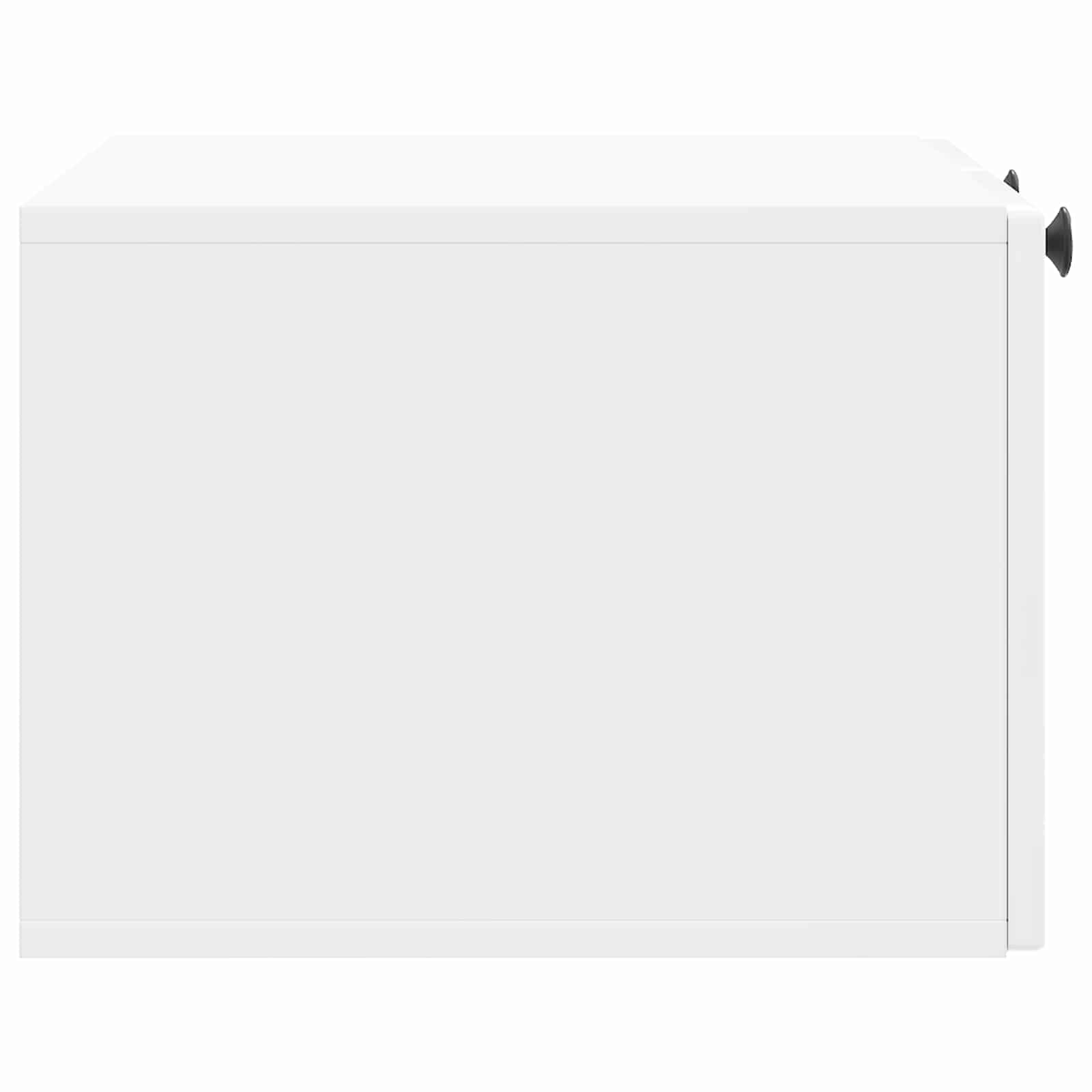 Sieninė TV spintelė Itin blizgi balta 59,5 x 41 x 30 cm