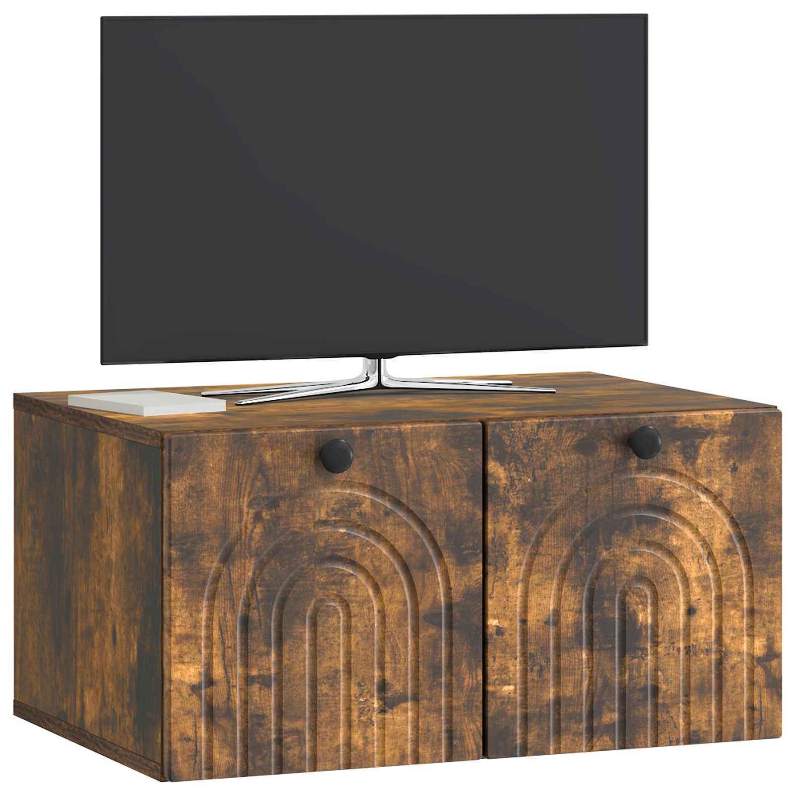 Sieninė TV spintelė Dūminio ąžuolo 59,5 x 41 x 30 cm