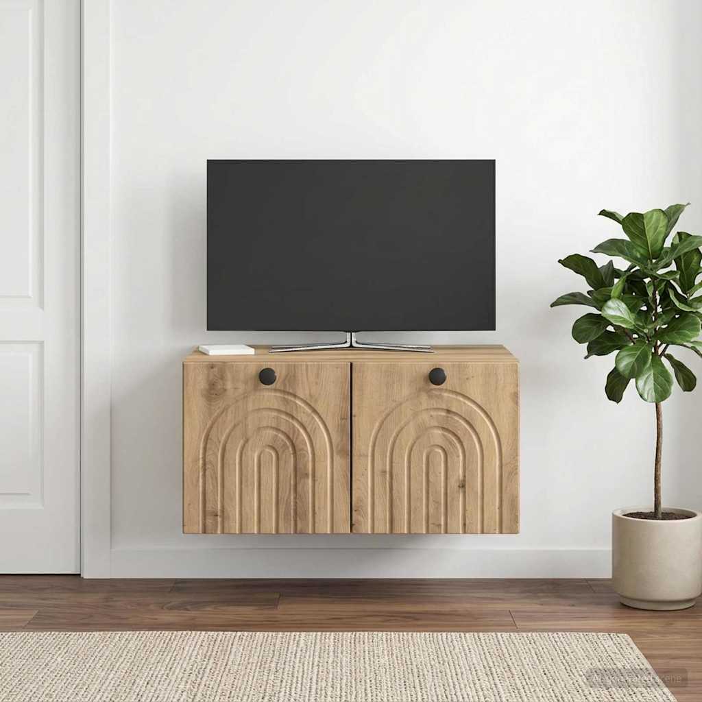 Sieninė TV spintelė Artisano ąžuolo 59,5 x 41 x 30 cm
