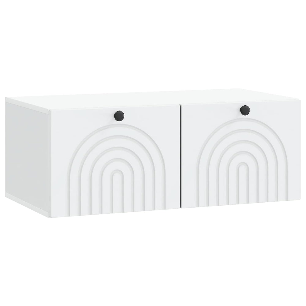 Sieninė TV spintelė Balta 78,5 x 41 x 30 cm Apdirbta mediena