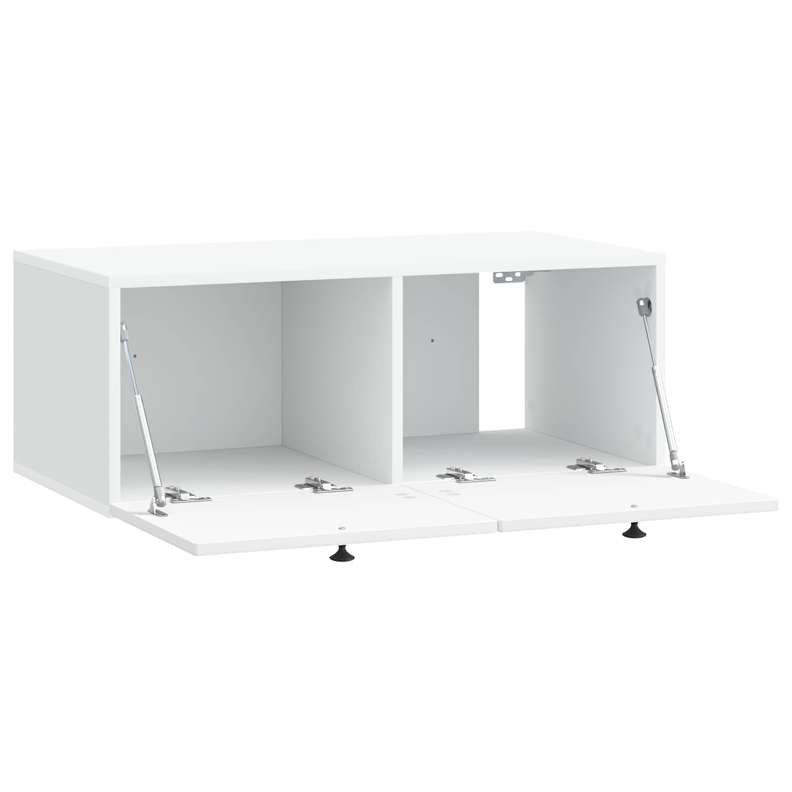 Sieninė TV spintelė Balta 78,5 x 41 x 30 cm Apdirbta mediena