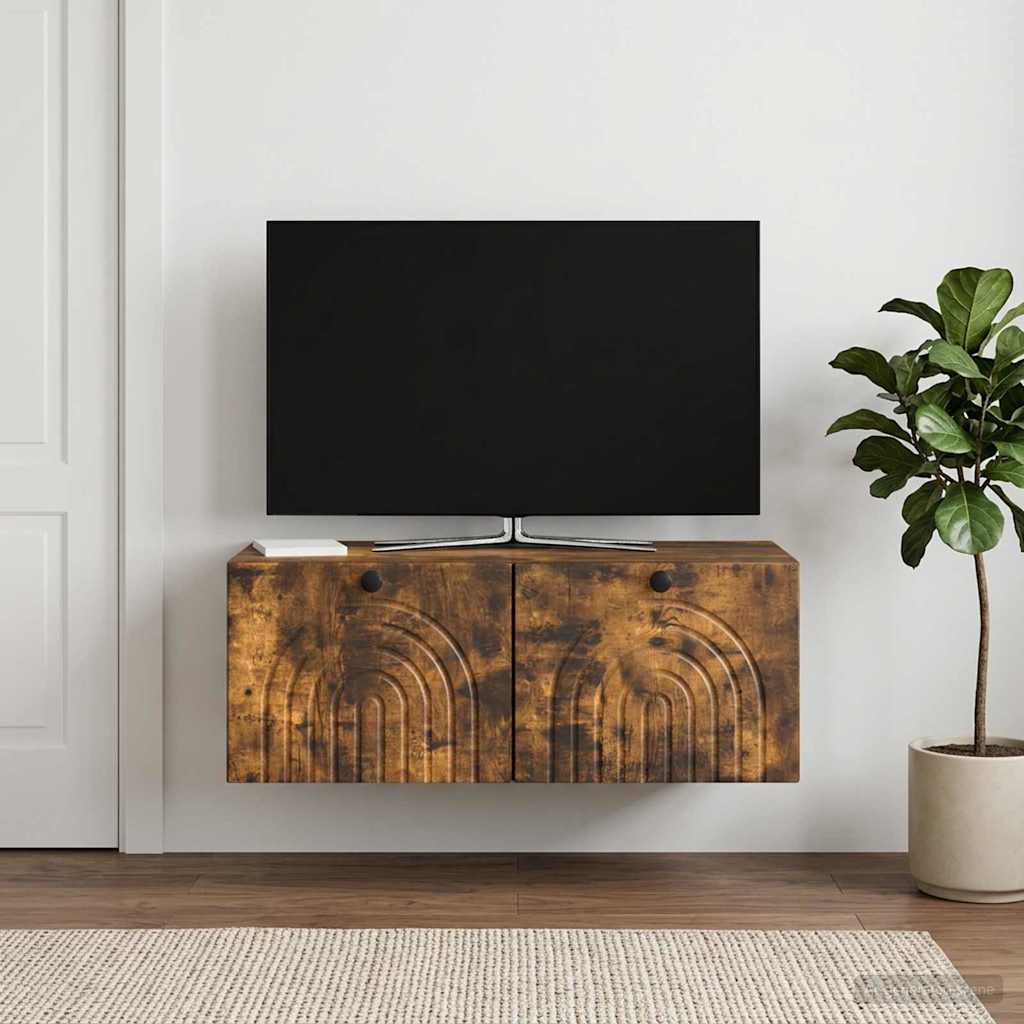Sienas TV skapītis dūmu ozola 78,5 x 41 x 30 cm
