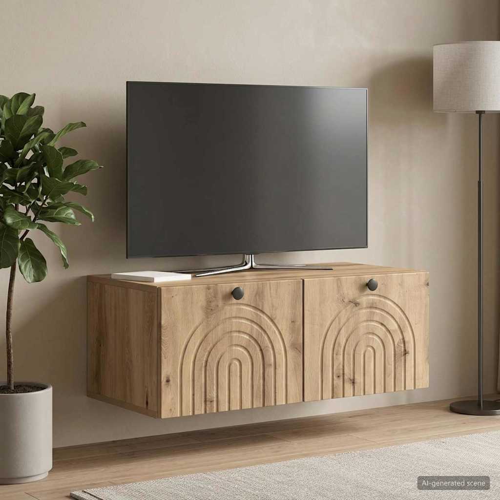 Sieninė TV spintelė Artisano ąžuolo 78,5 x 41 x 30 cm
