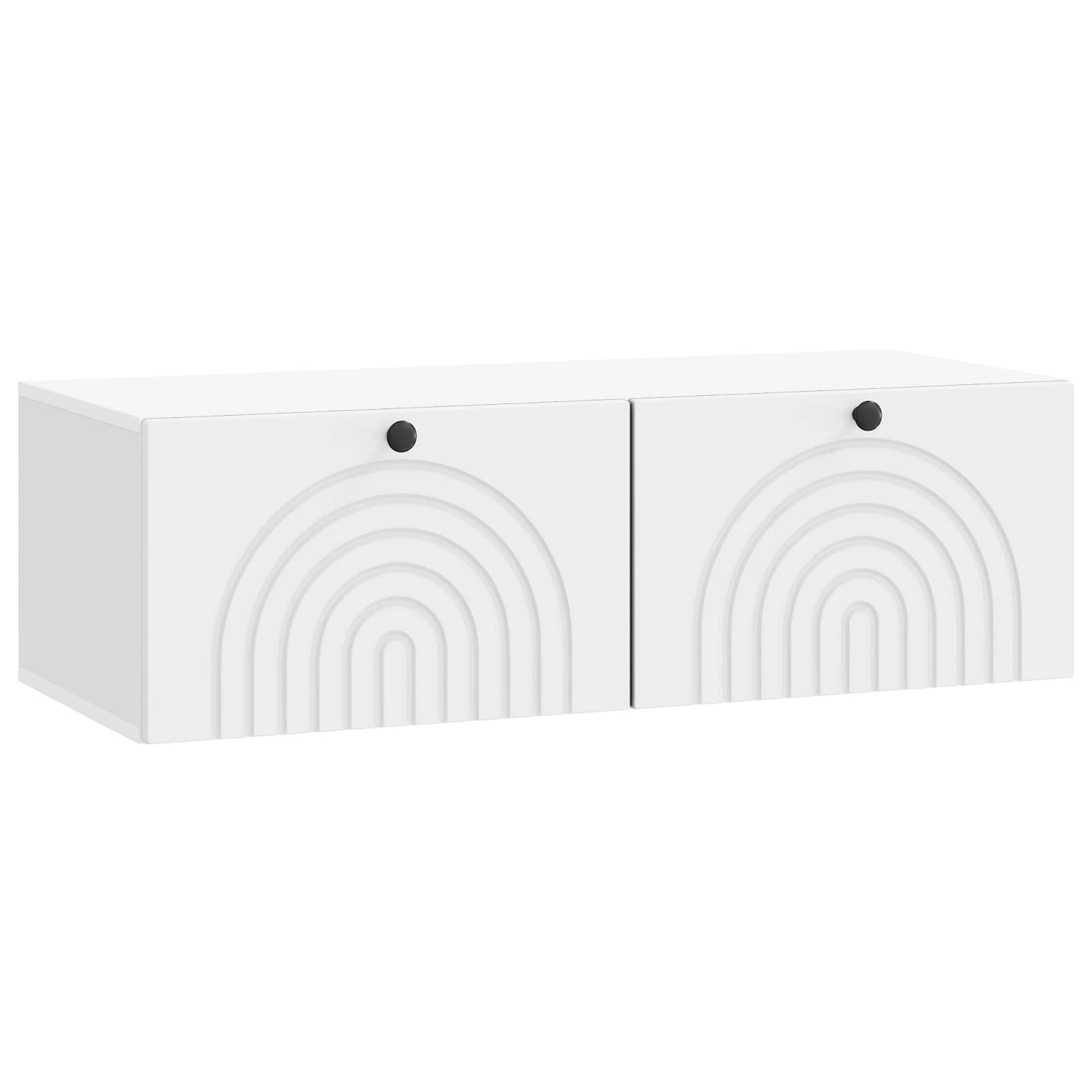 Sieninė TV spintelė Balta 99 x 41 x 30 cm Apdirbta mediena