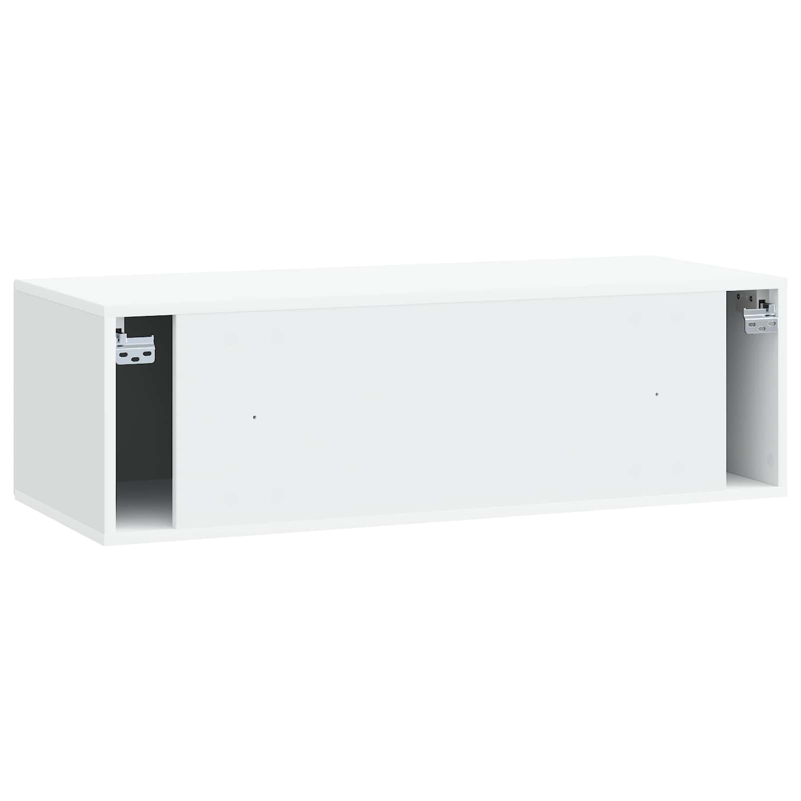 Sieninė TV spintelė Balta 99 x 41 x 30 cm Apdirbta mediena