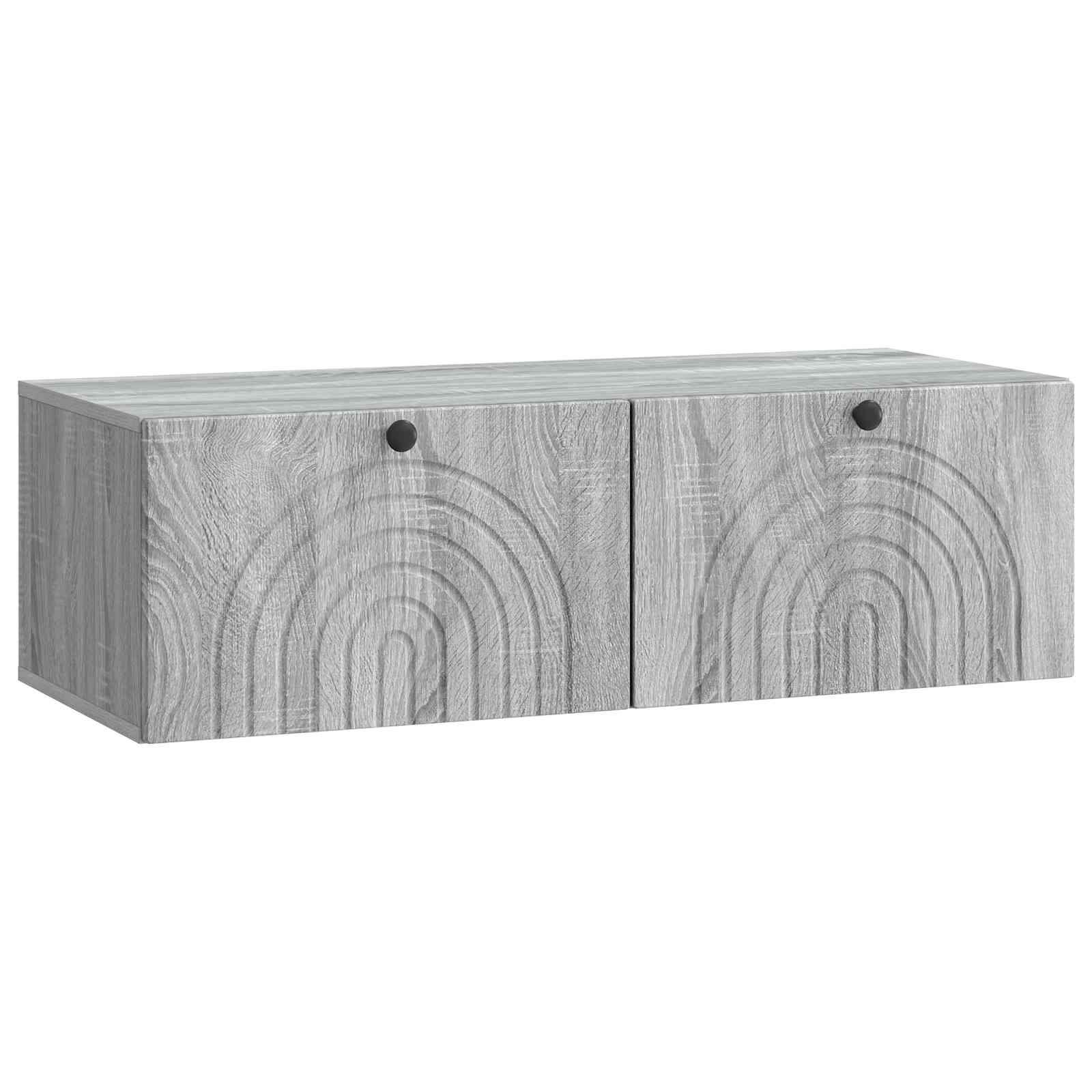 Sieninė TV spintelė Pilka sonoma ąžuolo 99 x 41 x 30 cm