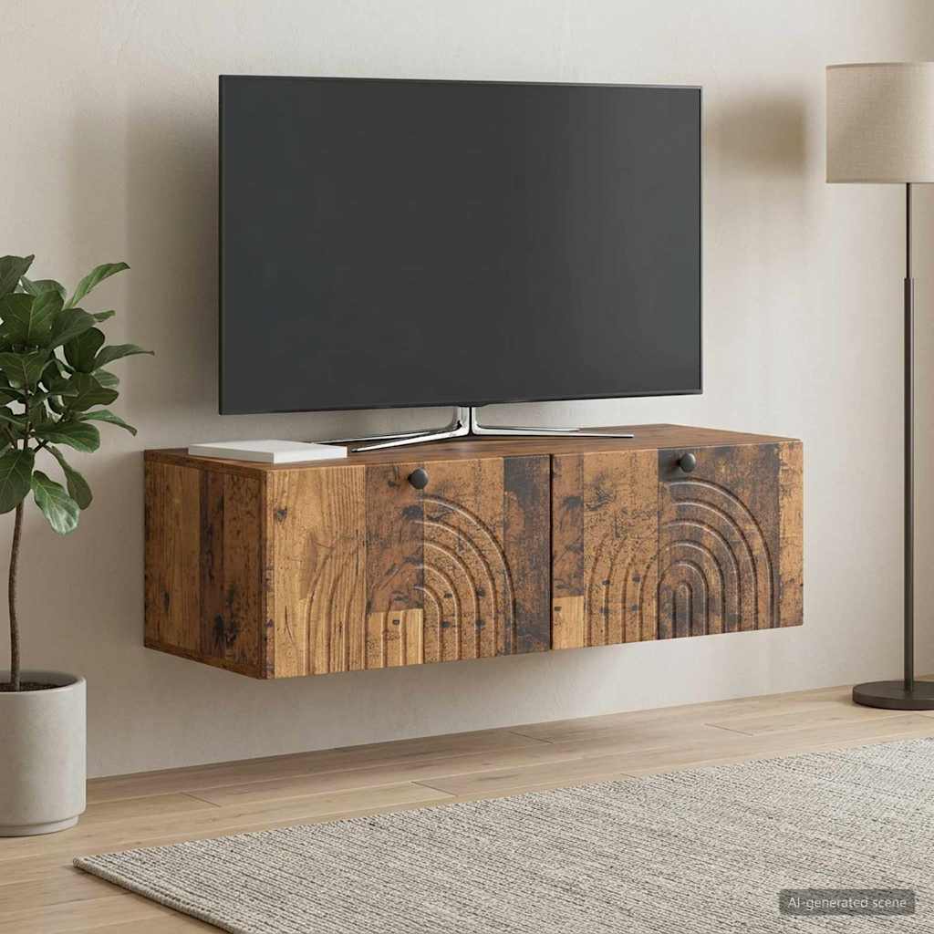 Sieninė TV spintelė Sendintos medienos 99 x 41 x 30 cm