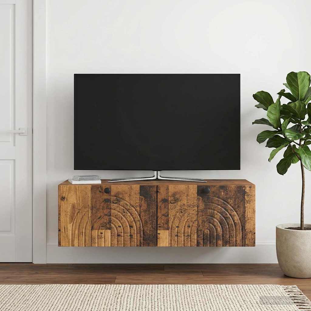 Sieninė TV spintelė Sendintos medienos 99 x 41 x 30 cm