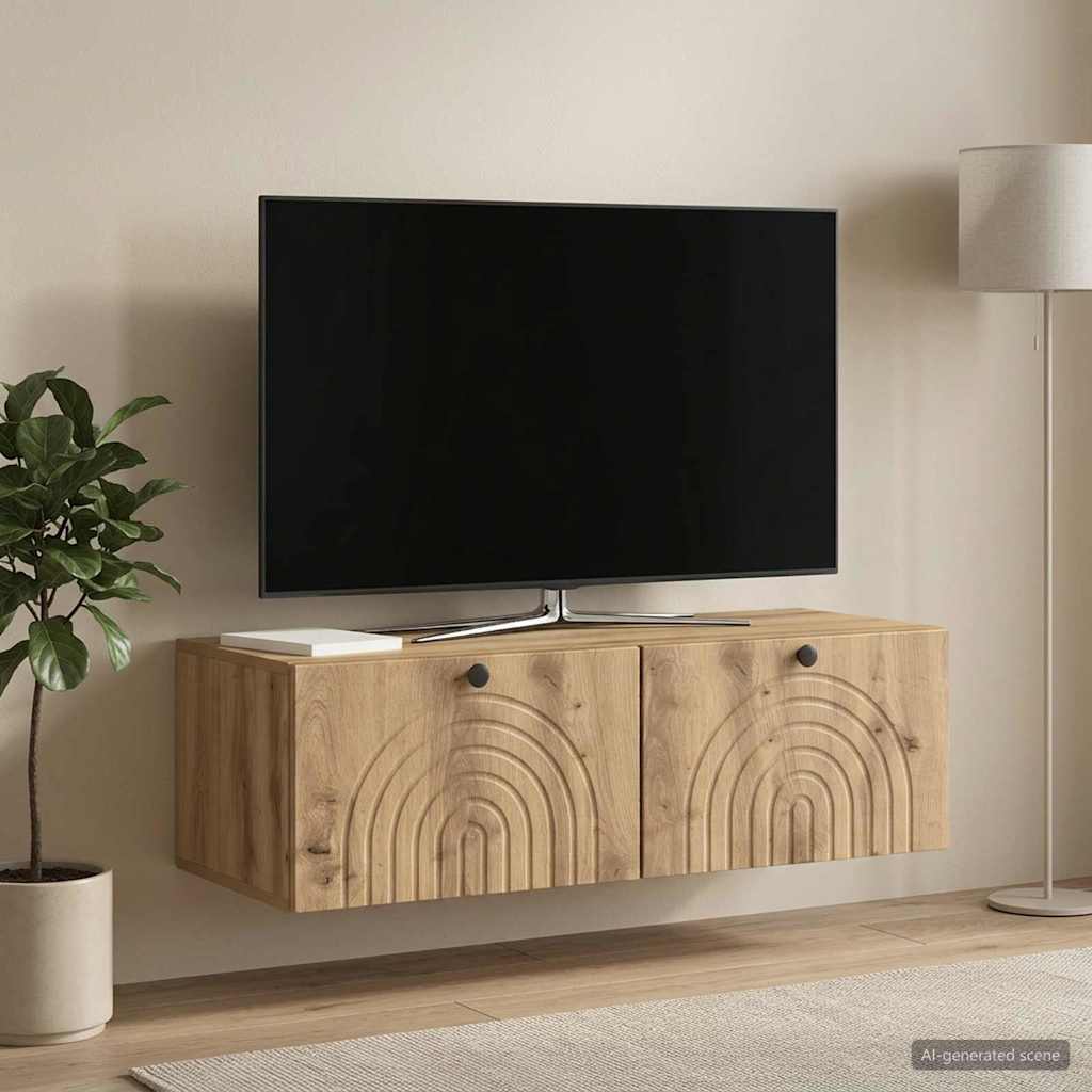 Sieninė TV spintelė Artisano ąžuolo 99 x 41 x 30 cm