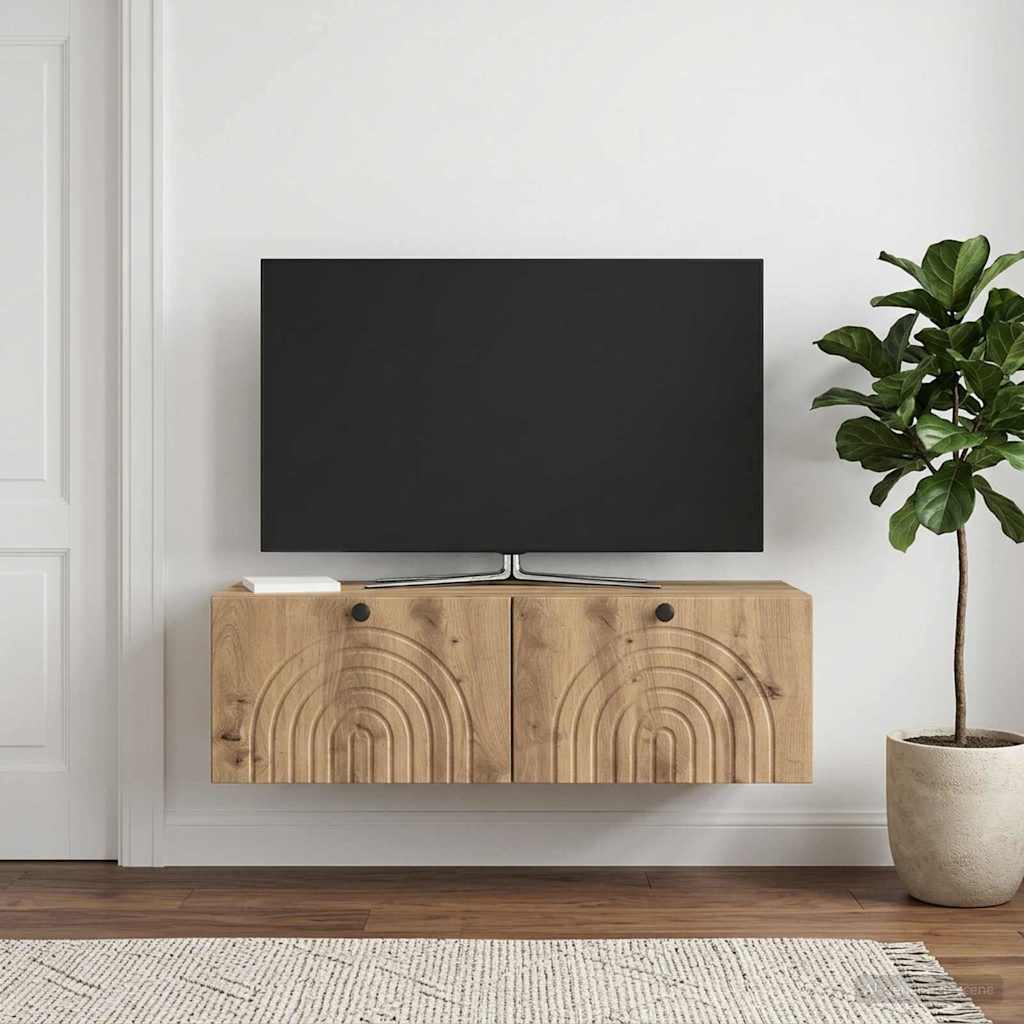 Sieninė TV spintelė Artisano ąžuolo 99 x 41 x 30 cm