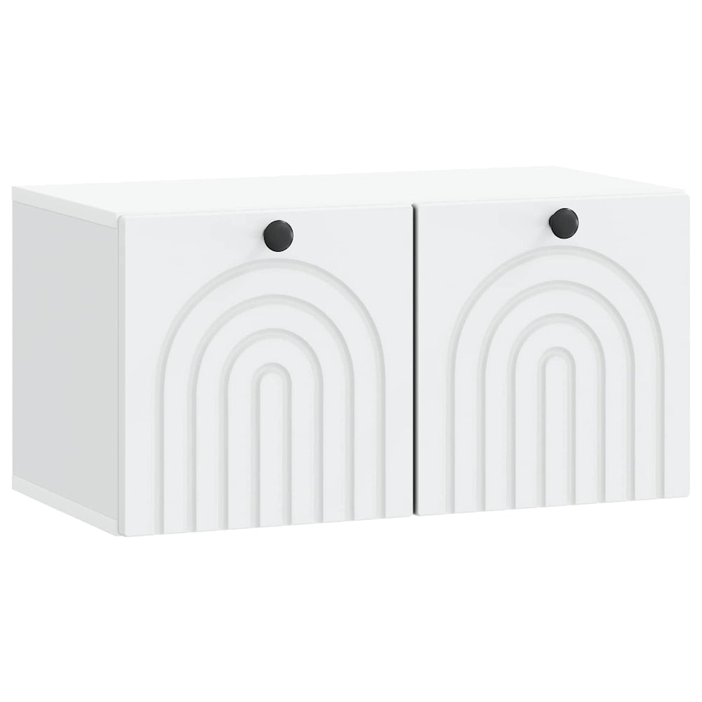 Sieninė TV spintelė Balta 59,5 x 31 x 30 cm Apdirbta mediena