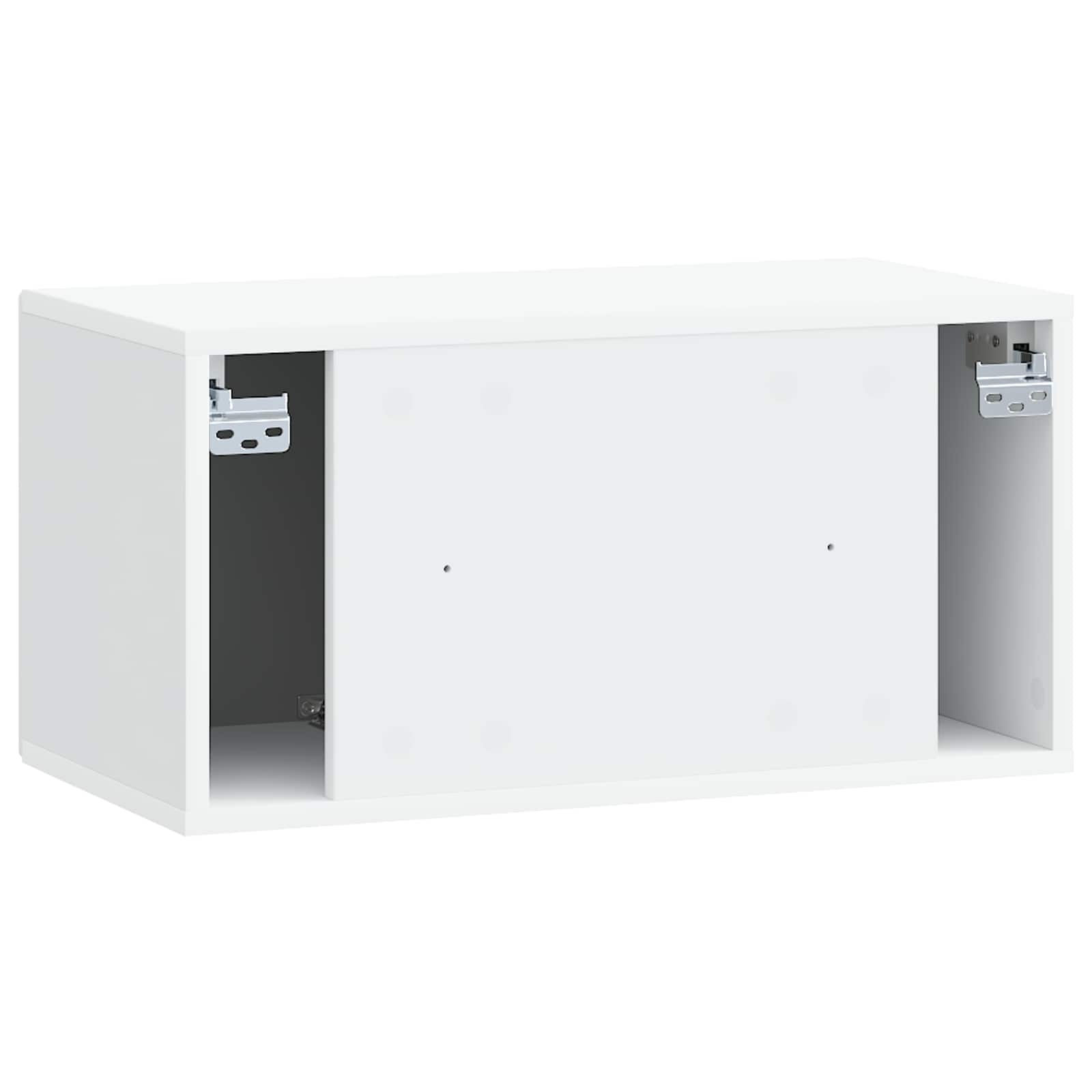 Sieninė TV spintelė Balta 59,5 x 31 x 30 cm Apdirbta mediena