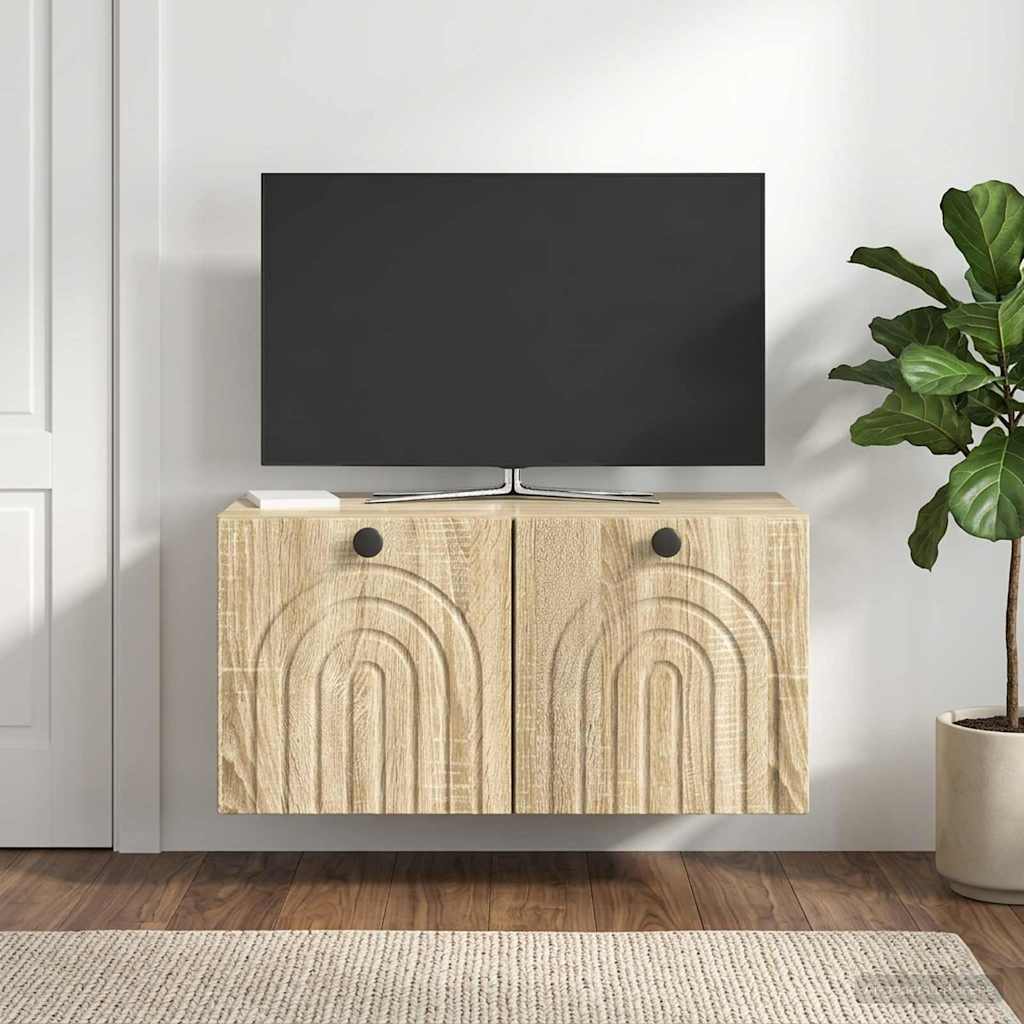 Sieninė TV spintelė Sonoma ąžuolas 59,5 x 31 x 30 cm