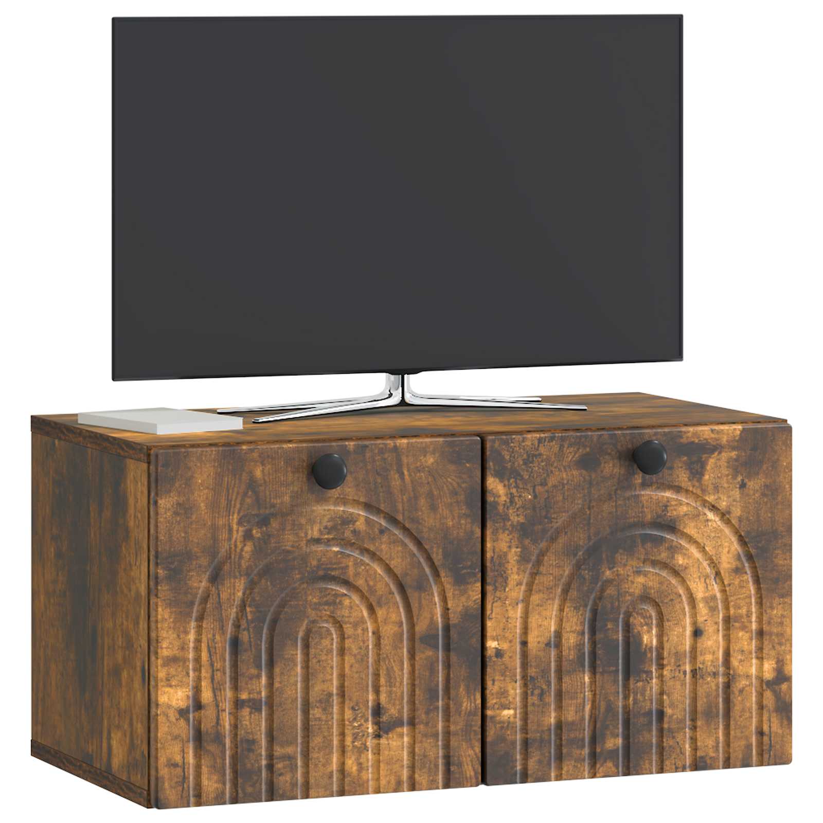 Sieninė TV spintelė Dūminio ąžuolo 59,5 x 31 x 30 cm