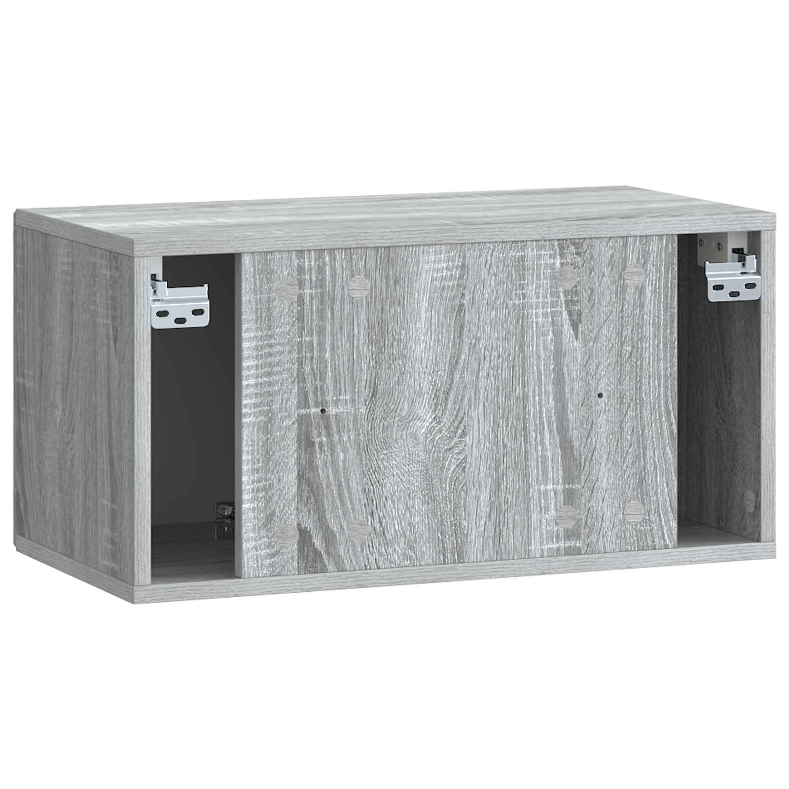 Sieninė TV spintelė Pilka sonoma ąžuolo 59,5 x 31 x 30 cm