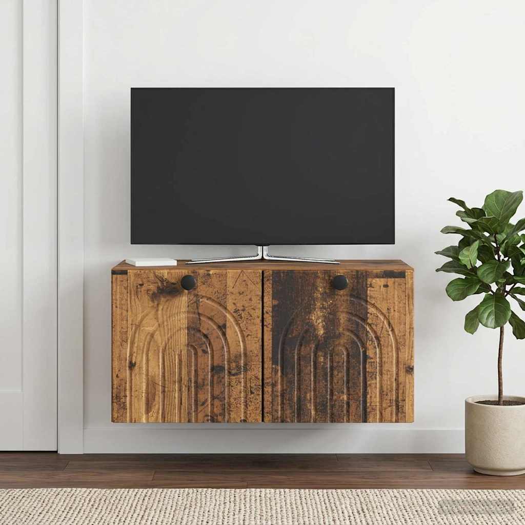 Sieninė TV spintelė Sendintos medienos 59,5 x 31 x 30 cm