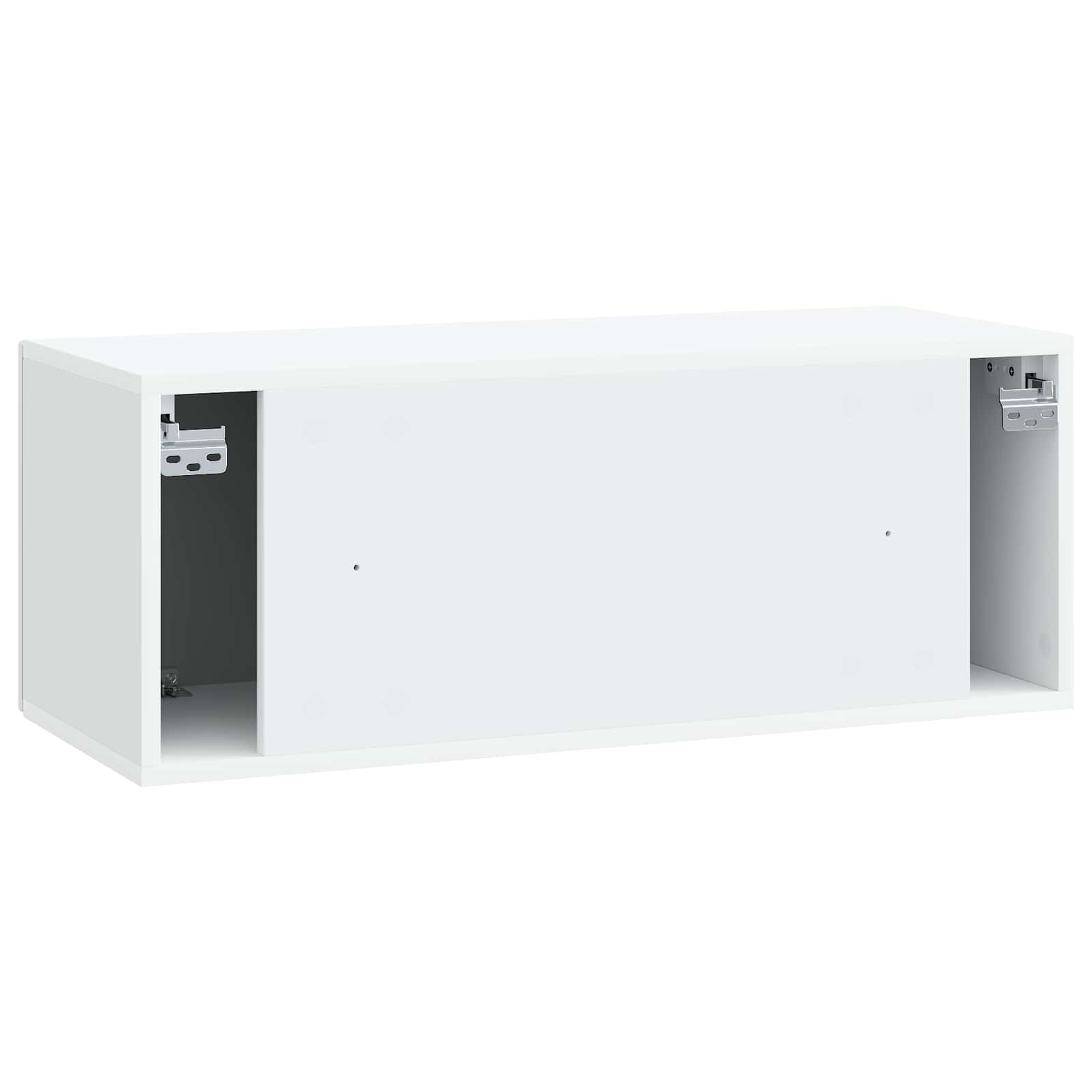 Sieninė TV spintelė Balta 78,5 x 31 x 30 cm Apdirbta mediena