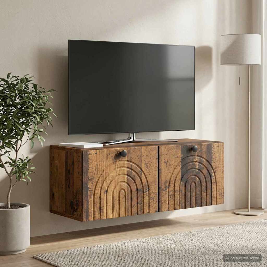 Sieninė TV spintelė Sendintos medienos 78,5 x 31 x 30 cm