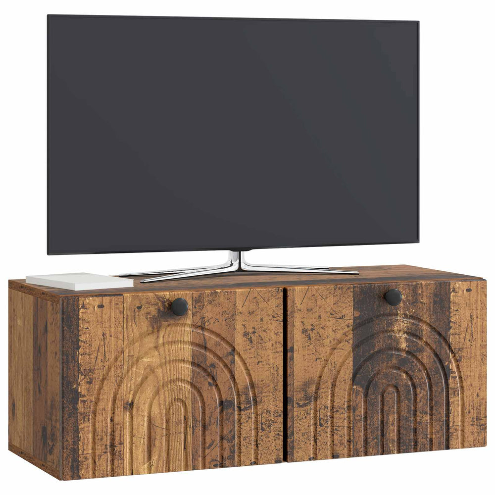 Sieninė TV spintelė Sendintos medienos 78,5 x 31 x 30 cm
