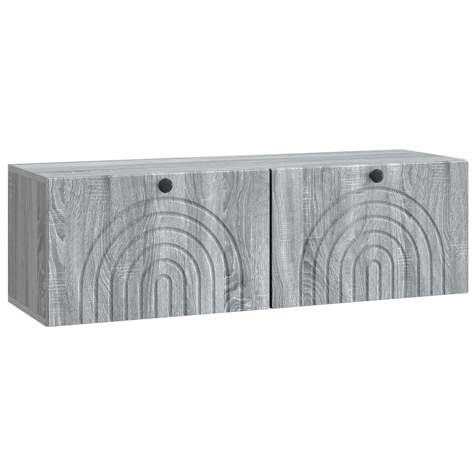 Sieninė TV spintelė Pilka sonoma ąžuolo 98 x 31 x 30 cm