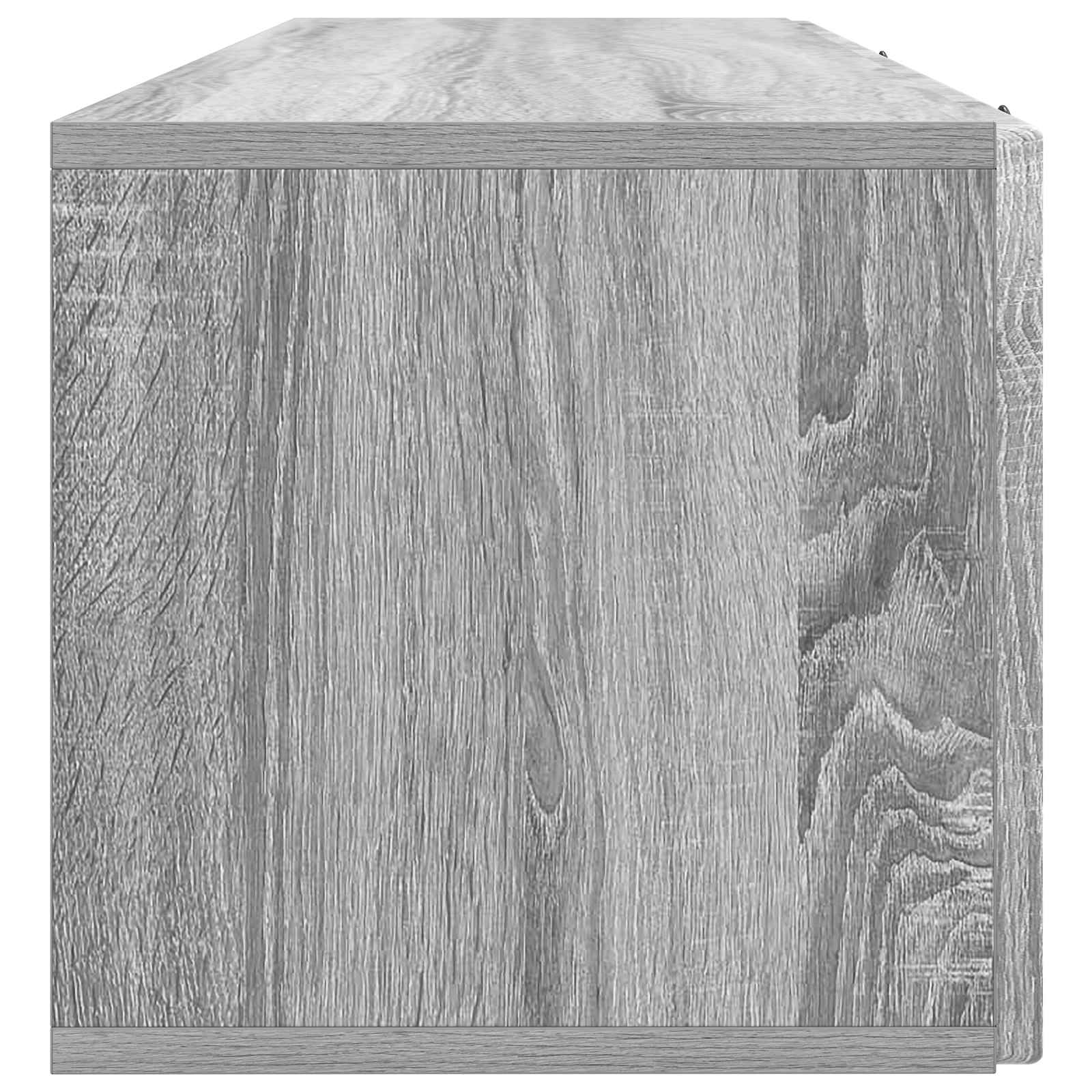 Sieninė TV spintelė Pilka sonoma ąžuolo 98 x 31 x 30 cm