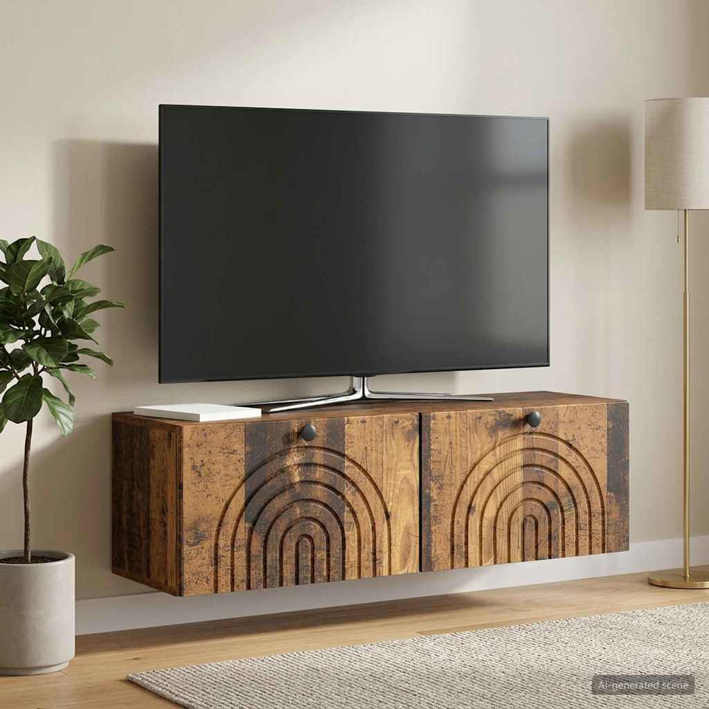 Sieninė TV spintelė Sendintos medienos 98 x 31 x 30 cm