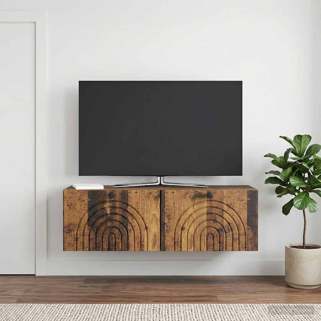 Sieninė TV spintelė Sendintos medienos 98 x 31 x 30 cm