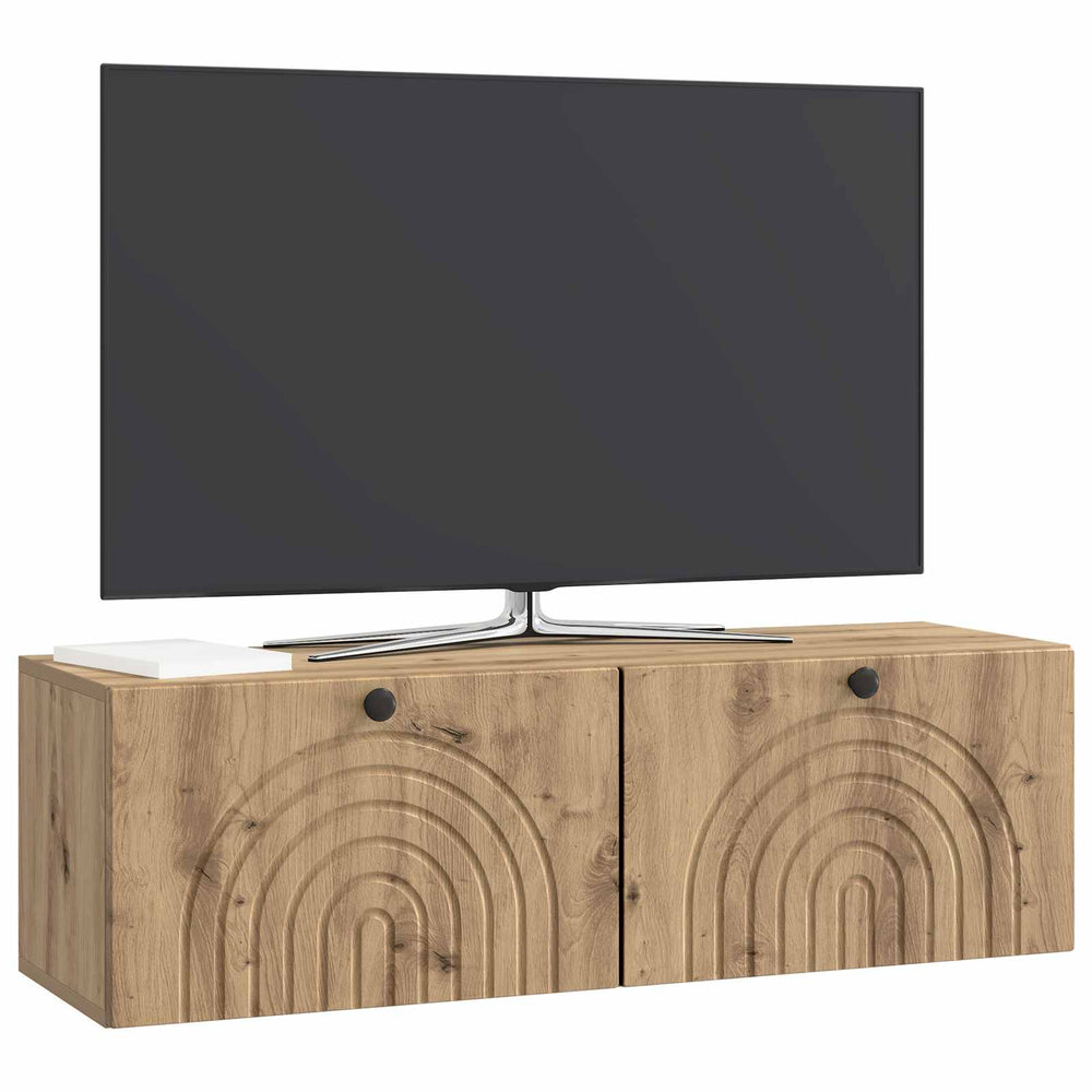 Sieninė TV spintelė Artisano ąžuolo 98 x 31 x 30 cm
