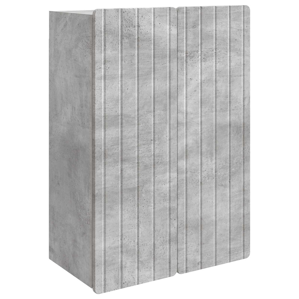 Prie sienos montuojama spinta Betono pilka 66 x 34,5 x 92 cm
