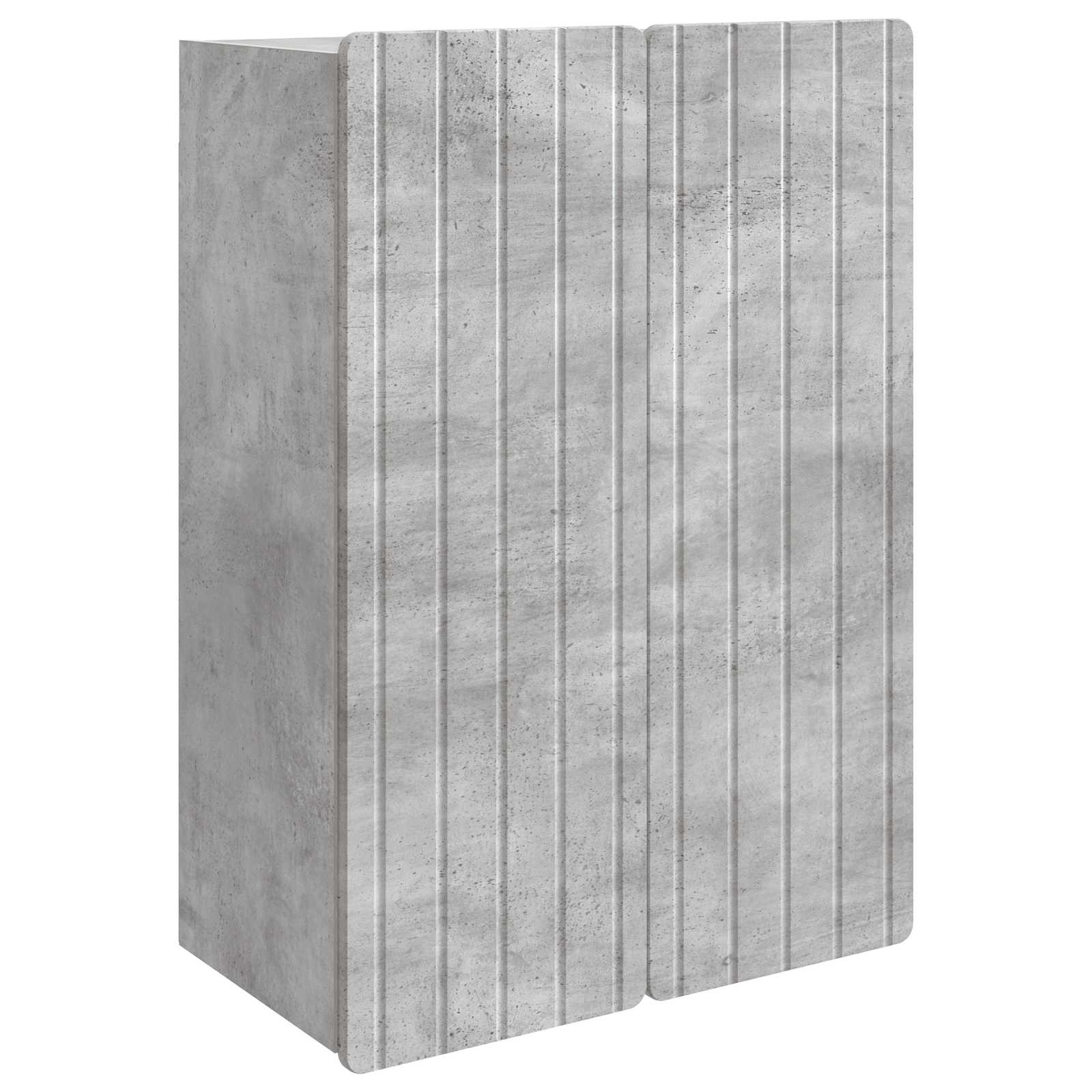 Prie sienos montuojama spinta Betono pilka 66 x 34,5 x 92 cm