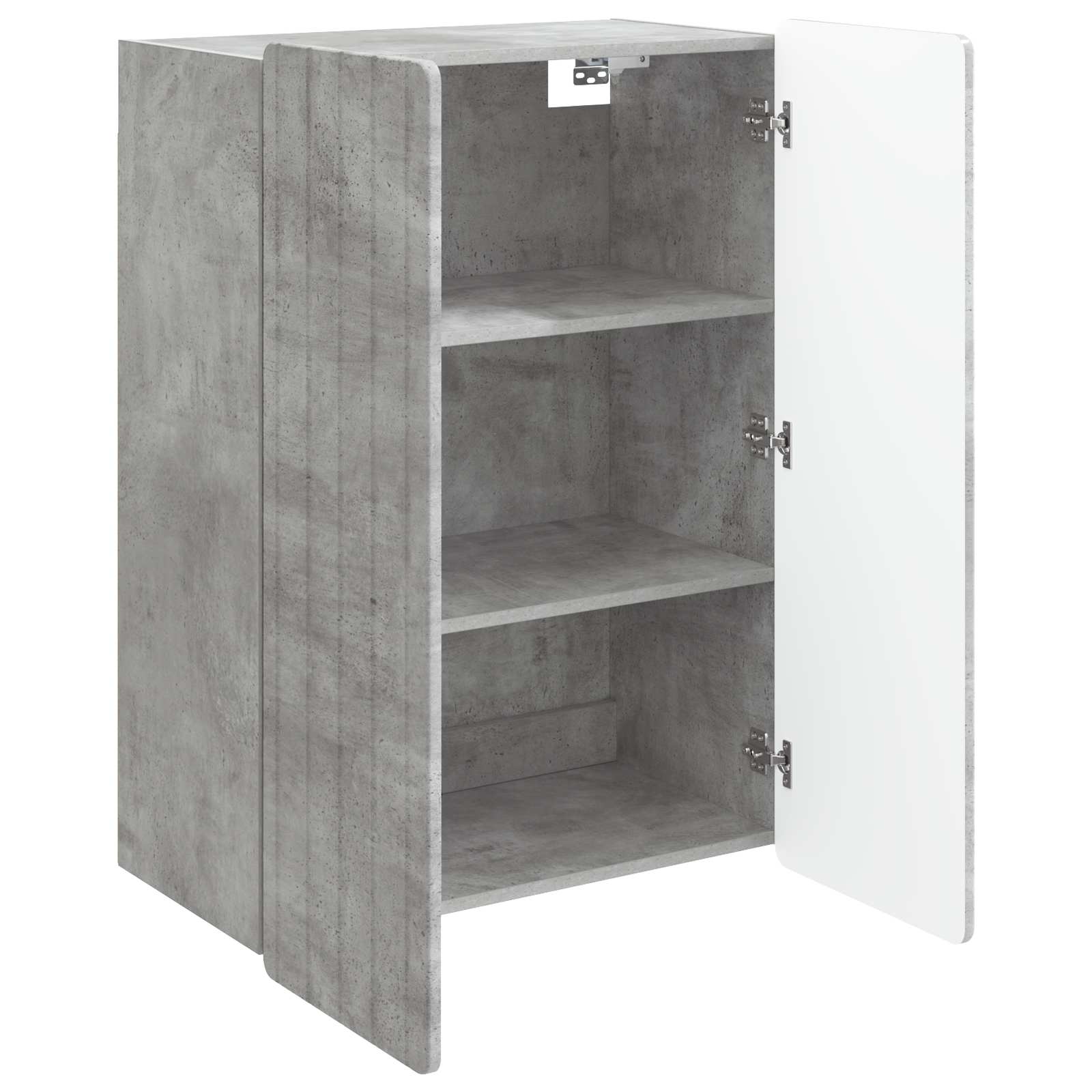 Prie sienos montuojama spinta Betono pilka 66 x 34,5 x 92 cm