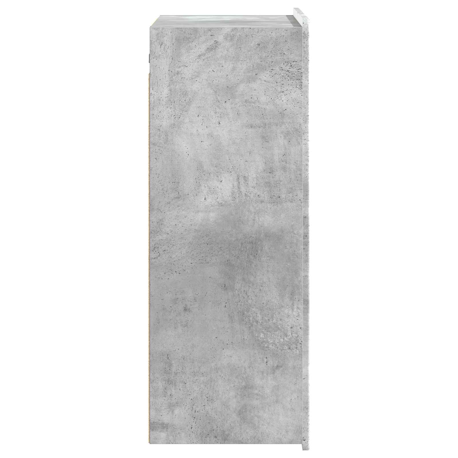 Prie sienos montuojama spinta Betono pilka 66 x 34,5 x 92 cm