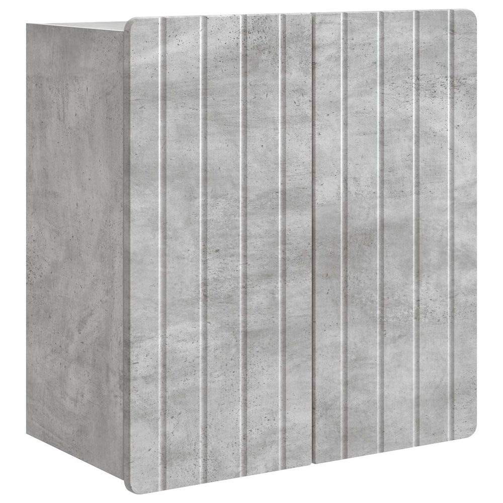 Prie sienos montuojama spinta Betono pilka 59 x 31 x 64 cm