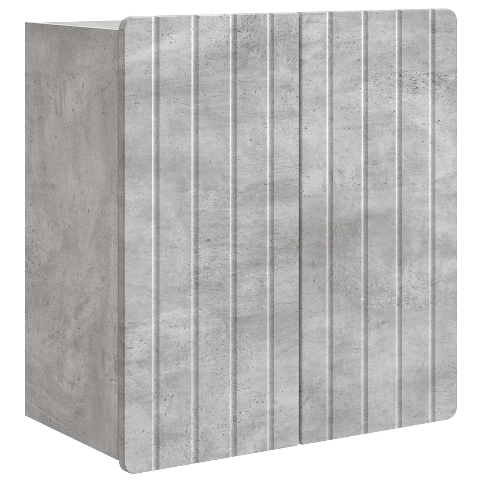 Prie sienos montuojama spinta Betono pilka 59 x 31 x 64 cm
