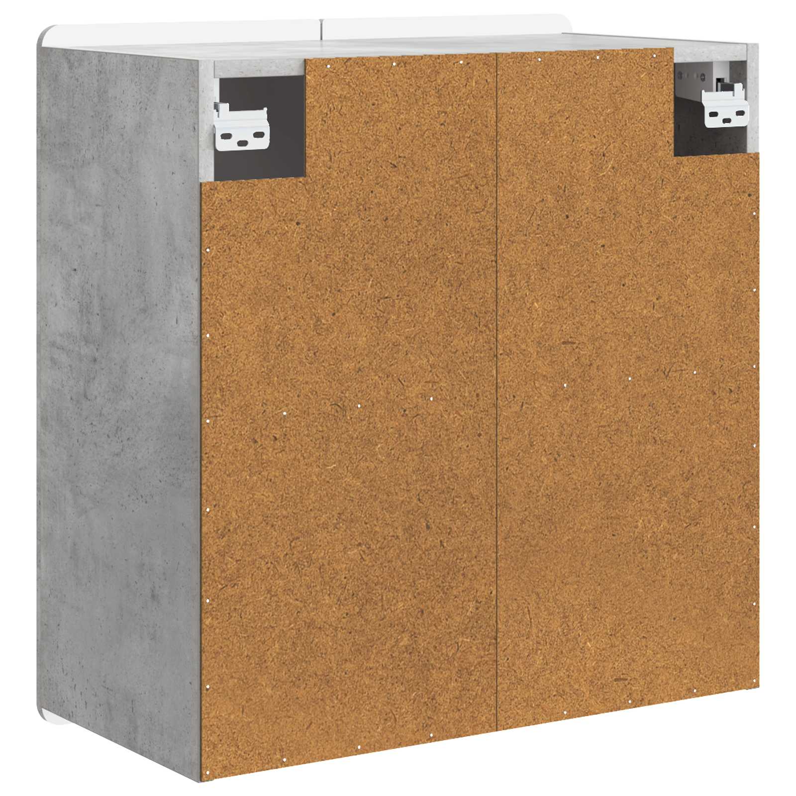 Prie sienos montuojama spinta Betono pilka 59 x 31 x 64 cm